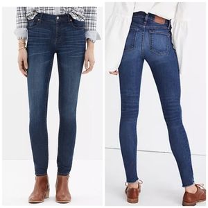 Madewell high riser skinny skinny jeans